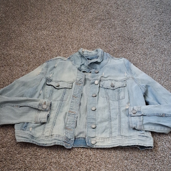 Aeropostale Jackets & Blazers - Like New, Aeropostale Light Blue Denim Jacket Womens Size Xl